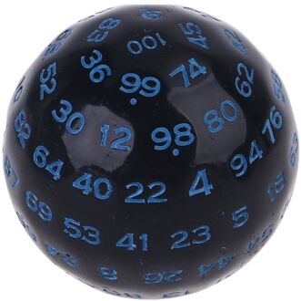 100 Kanten Polyhedrale Dobbelstenen D100 Multi Zijdige Acryl Dices Voor Tafel Bordspel Blauw