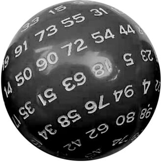 100 Kanten Polyhedrale Dobbelstenen D100 Multi Zijdige Acryl Dices Voor Tafel Bordspel Voor Vrije Tijd