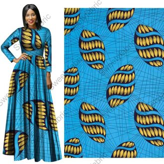 100% Katoen Afrikaanse Wax Wax Stof Goedkoopste Ankara Afrikaanse Wax Print Stof