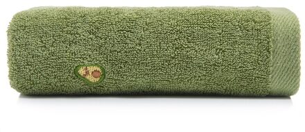100% Katoen Vrouwen/Mannen Dikke Gezicht & Badkamer Handdoek Zacht En Comfortabel Voor Volwassen Strand Water Absorberende Handdoek 35*75Cm Wit Groen groen / 1 stk (35x75cm)
