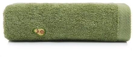 100% Katoen Vrouwen/Mannen Dikke Gezicht & Badkamer Handdoek Zacht En Comfortabel Voor Volwassen Strand Water Absorberende Handdoek 35*75Cm Wit Groen groen / 2stk(140x70-35x75cm)