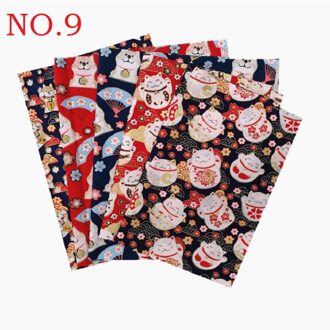 100% Katoenen Stof Katoen Patchwork Doek Bloem Patroon Stof Japanse Stijl Naaien Leveringen Diy Handgemaakte Kledingstuk Accessoires 6