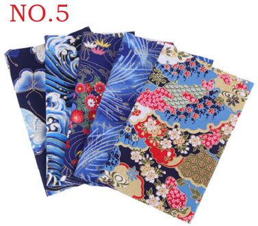 100% Katoenen Stof Katoen Patchwork Doek Bloem Patroon Stof Japanse Stijl Naaien Leveringen Diy Handgemaakte Kledingstuk Accessoires 8