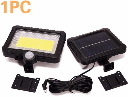 100 Led Cob Solar Power Motion Sensor Outdoor Tuin Licht Beveiliging Flood Lamp Solar Outdoor Lamp Lichaam Inductie 1stk
