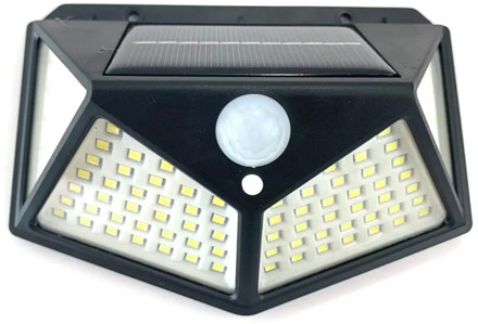 100 LED Solar Street Light Outdoor Solar Lamp Sensor Wall Light Waterproof Solar Powered Street LED