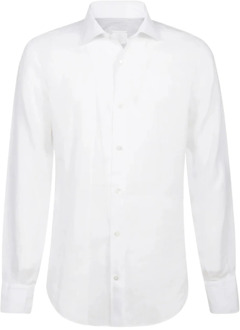 100% Linnen Overhemd Eleventy , White , Heren - Xl,L,M,S