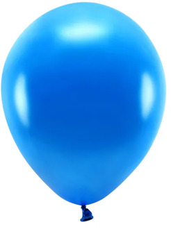 100 Metallic blauwe ballonnen 30cm
