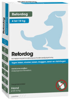 100 mg spot-on anti-parasiet hond (4 - 10 kg) 3 pipetten