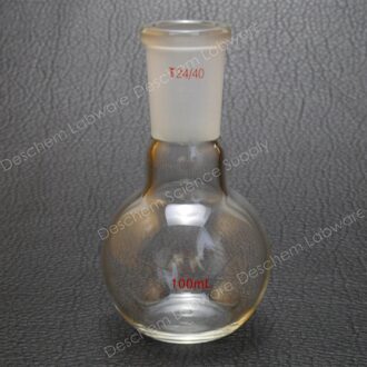 100 ml, 24/40, Enkele Hals, Vlakke Bodem Glazen Kolf, 1-Nek, Lab Boliling Vessel