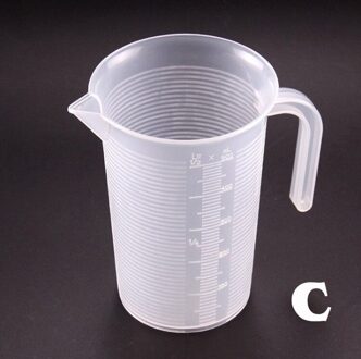 100 Ml 250 Ml 500 Ml 1000 Ml Transparante Beker Schaal Plastic Maatbeker Gereedschap Voor Bakken Keuken Gereedschap 500ml