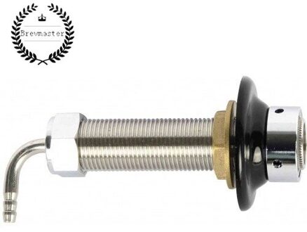 100 Mm Intertap Lange Schacht-304 Roestvrij Staal (Barb Tail, met 5/8 Hex Moer & Epdm Wasmachine)