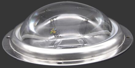 100 Mm Optisch Glas Led Lens Met Beschermende Siliconen Ring & Bevestigingsbeugel 3 In 1 Set Voor 100W -300 W High Power Led