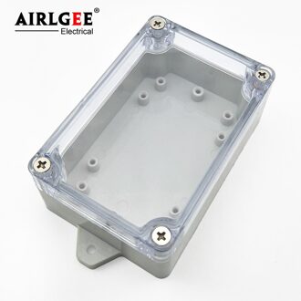 100 Mm X 68 Mm X 40 Mm Clear Cover Verzegelde Diy IP65 Abs Plastic Draad Doos Waterdichte Elektrische Junction doos Met Vaste Mount Gaten