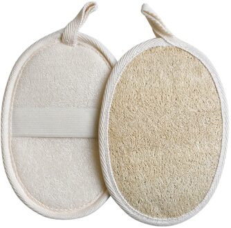 100% Natuurlijke Loofah Spons Exfoliërende Facial Body Scrubbers Pad Loofa Sponzen Borstel Scrub Reiniging Huid Lofa Composteerbaar Scrub