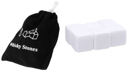 100% Natuurlijke Whisky Stenen Nippen Ijsblokje Whisky Steen Whisky Rock Koeler Huwelijkscadeau Gunst Kerst Bar Benodigdheden wit