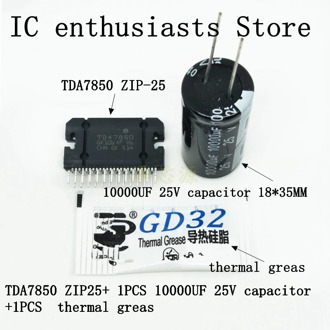 100%NEW ORIGINAL TDA7850 ( 4 x 50w ) 1PCS TDA7850 TDA 7850 Gift: ( 1PCS 10000UF 25V capacitor +1bag thermal grease )