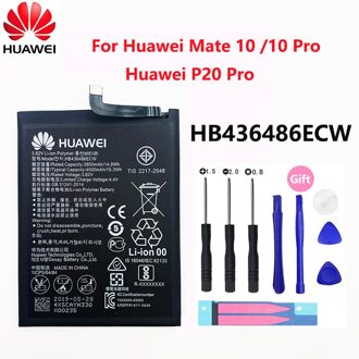 100% Orginal Hua Wei HB436486ECW 4000Mah Batterij Voor Huawei Mate 10 Mate 10 Pro /P20 Pro AL00 L09 l29 TL00 Honor V20 Batterijen