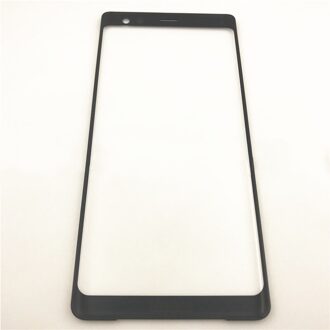 100% Originele 6.0 Inch Voor Sony Xperia XZ3 Voor Glas Touch Screen Lcd Outer Panel Top Lens Cover Reparatie Vervanging deel + Logo