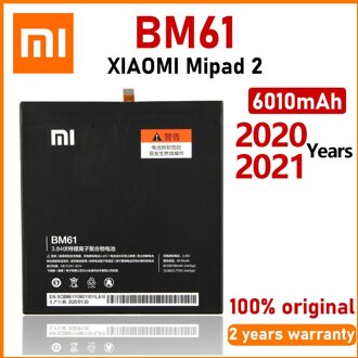 100% Originele 6010Mah BM61 Tablet Batterij Voor Xiaomi Mi Pad 2 Mipad 2 7.9 Inch Echt Batterijen Met Tracking nummer