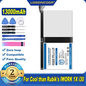 100% Originele Losoncoer 13000Mah Tablet Batterij Voor Cube Iwork 1X IWORK1X I30