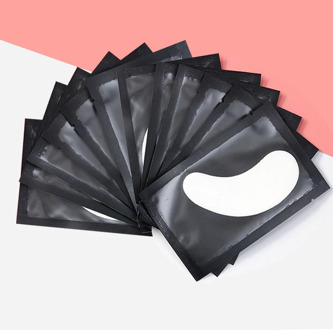 100 Pairs Eyelash Paper Patches Grafted False Eyelash Extension Hydrating Under Eye Pads Lint free Eye Stickers