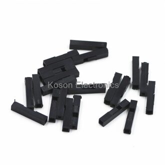 100 Pcs 1 P Dupont Jumper Wire Kappen Vrouwelijke Pin Connector DuPont plastic shell 2.54mm Pitch