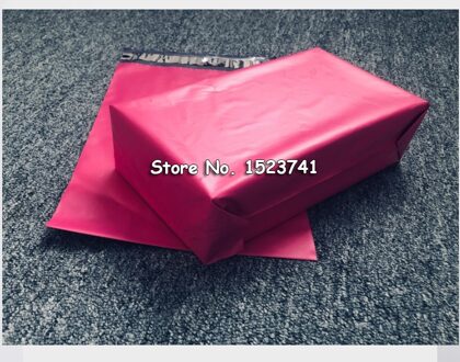 100 Pcs 15X24 Cm/6X10 Inch Roze Poly Mailers Boutique Tassen Couture Enveloppen