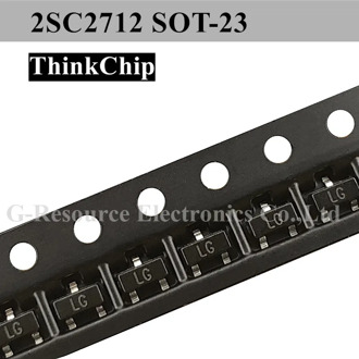(100 pcs) 2SC2712 SOT-23 SMD triode TRANSISTOR (Marking LG)
