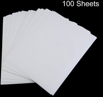 100 Pcs A4 Sublimatie Print Papier Voor Polyester Katoen T-shirt Ijzer Op Transfer Papier Warmte Afdrukken Overdracht Accessoires