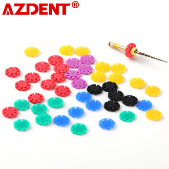 100 pcs /bag Dental Root canal file counter Dental root canal file disinfection marking circle Ring counting stopper