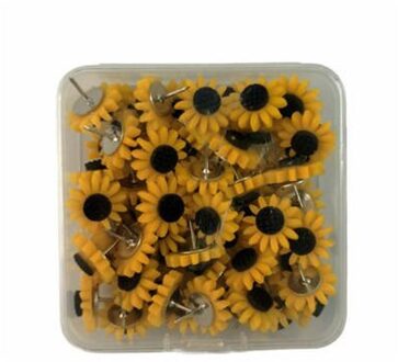 100 Pcs Bloemvorm Decoratieve Leuke Thumb Kopspijkers Miniaturen Pushpins Push Pins Voor Foto Muur, Kaarten, Bulletin Board 40stk