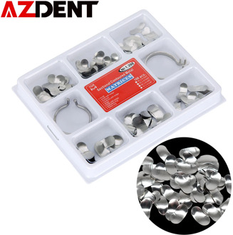 100 pcs/box Dental Sectional Contoured Matrices Matrix Bands stuck S/M/L Dental Matrix Sectional