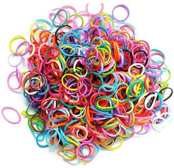 ! 100 Pcs Gemengde Kleur Elastiekjes Meisjes Hond DIY Haar Grooming Accessoires Bands Gekleurde Top Elastische voor hond