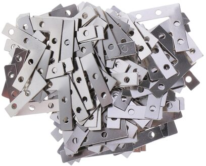 100 Pcs Heavy Duty Metalen L Shape Corner Brace Plaat 90 Hoek Beugel Foto Frame Foto Beugel 38 Mm X 38 Mm Meubels Accessoires