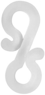 100 Pcs Kerst Licht Clip S-Vormige Duurzaam Gutter Haak Badkamer Keuken Kapstokken Multifunctionele Diversen Opslag Haken