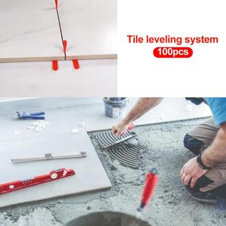 100 Pcs Level Wiggen Tegel Spacers Voor Vloeren Leveler Spacers Leveling Systeem Voor Elastische Aanpassing Van Keramische Tegel Spleet