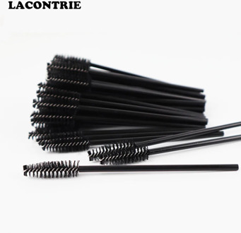 100 pcs Makeup Brush Eyelash Brush Eyebrow Comb for eyelash extension Disposable Mascara Wands Applicator Spoolers wand Tools