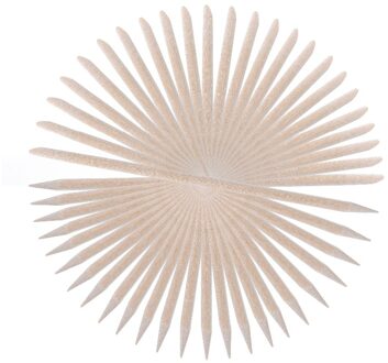 100 Pcs Manicure Gereedschap Oranje Stok Boor Stok Peeling Schoon Nagellak Multifunctionele Houten Teken