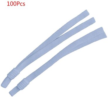 100 Pcs Masker Naaien Elastische Band Koord Met Verstelbare Gesp Stretchy Masker Oorhaakje Lanyard Oorbeschermer Touw Diy Maken Levert Paars