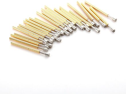 100 PCS P75-A Ronde Tip Spring Test Probe Pogo Pin voor Thuis Tool Sonde Contact Vinger Vernikkeld Test Probe naald Dia 1.3mm