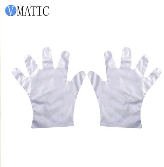 100 Pcs Plastic Wegwerphandschoenen Restaurant Home Service Catering Hygiëne Beschermende Handschoenen
