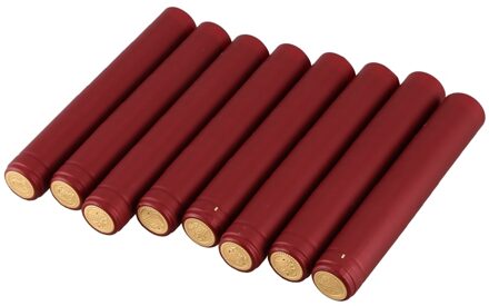 100 Pcs Pvc Thermo Warmtekrimpbare Cap Met Scheuren Lijn, Rode Wijn Cap, Plastic Cap, self-Gebrouwen Wijnfles Afdichting Cap