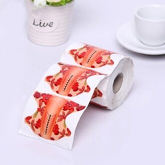 100 Pcs/Roll Ovale Vorm Lijm Nail Formulier Voor Acryl/Uv Builder Nail Gel Professionele Nagel Tips tool