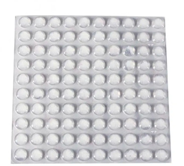 100 Pcs Self Adhesive Round Silicone Rubber Bumpers Soft Transparent Black Anti Slip shock absorber Feet Pads Damper