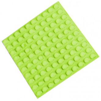 100 Pcs/Sheet Zelfklevende Buffer Bumper Toiletten Lade Deur Kasten Anti-Collision Rubber Non Slip Siliconen Voeten pad groen