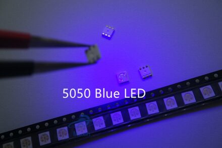 100 Pcs Smd 5050 Led Chip Licht Blauw Super Heldere 60mA 3V Surface Mount Smt Light Emitting Diode Led lamp Elektronica Componenten