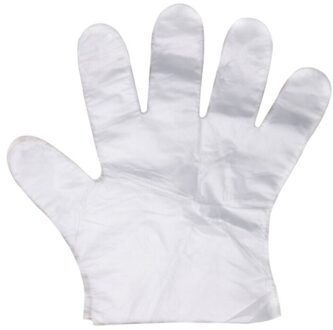 100 Pcs Transparante Plastic Wegwerp Handschoenen Milieuvriendelijke Voedsel Handschoenen Restaurant Bbq Huishoudelijke Koken Handschoenen Keuken Benodigdheden