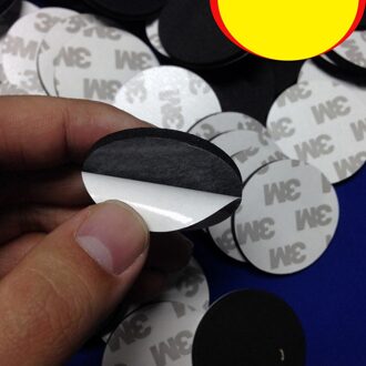 100 Pcs Vilt Voeten Matten Zelfklevende Antislip Meubels Pads Ronde Tafel En Stoel Voeten Beschermende Matten (Zwart)