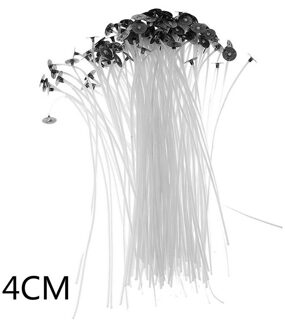 100 Pcs Witte Kaars Wieken Katoen Kern Waxed Lont Met Onderhouder Kaars Maken Home Kaars Verlichting Accessoires Levert Gereedschap 4cm
