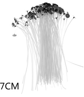 100 Pcs Witte Kaars Wieken Katoen Kern Waxed Lont Met Onderhouder Kaars Maken Home Kaars Verlichting Accessoires Levert Gereedschap 7cm
